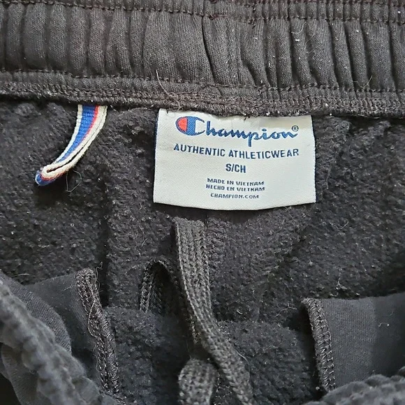 Champion Black Joggers Size Small - Picture 3 of 5